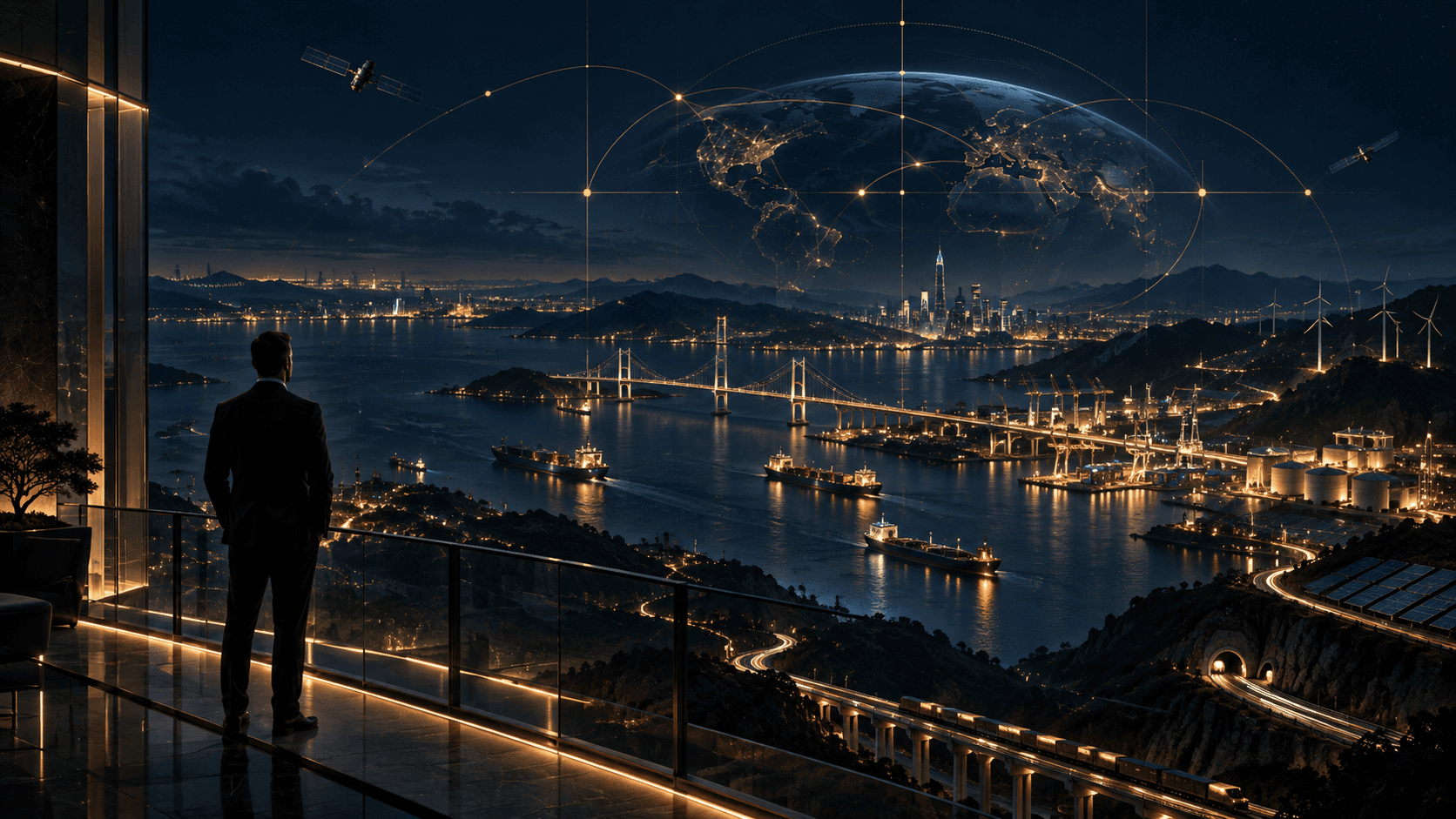 Global strategic capability and resilient infrastructure visualization