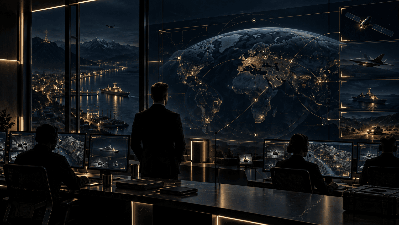Secure operational command environment integrating strategic systems