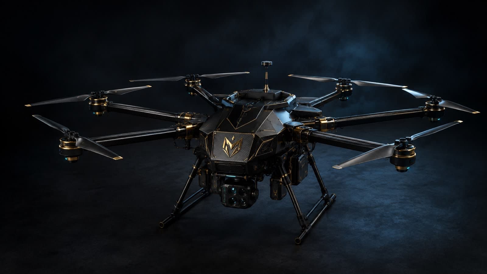 Concept visualization of a premium autonomous aerial platform