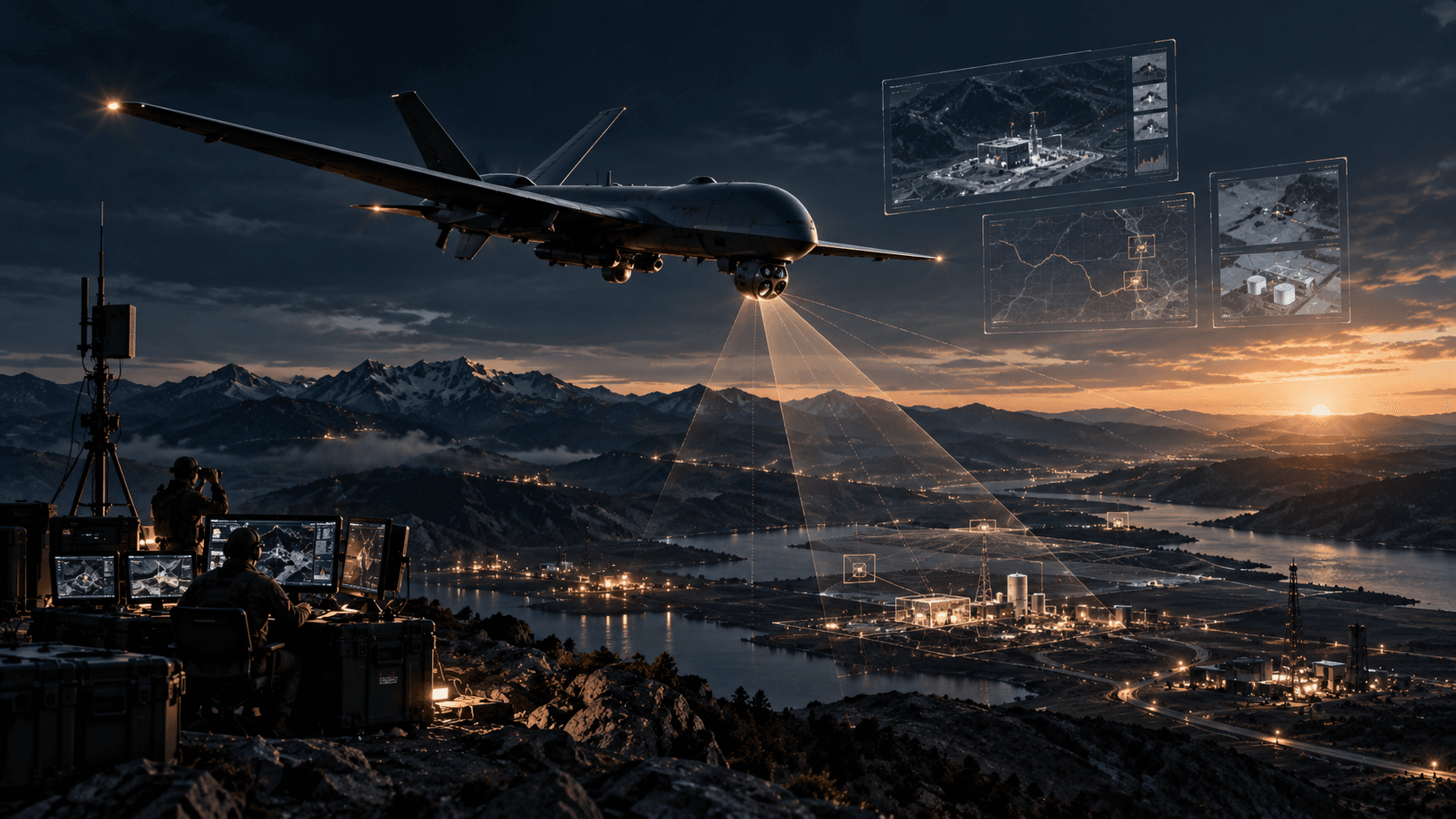 Concept visualization of advanced strategic technology and integrated engineering capability